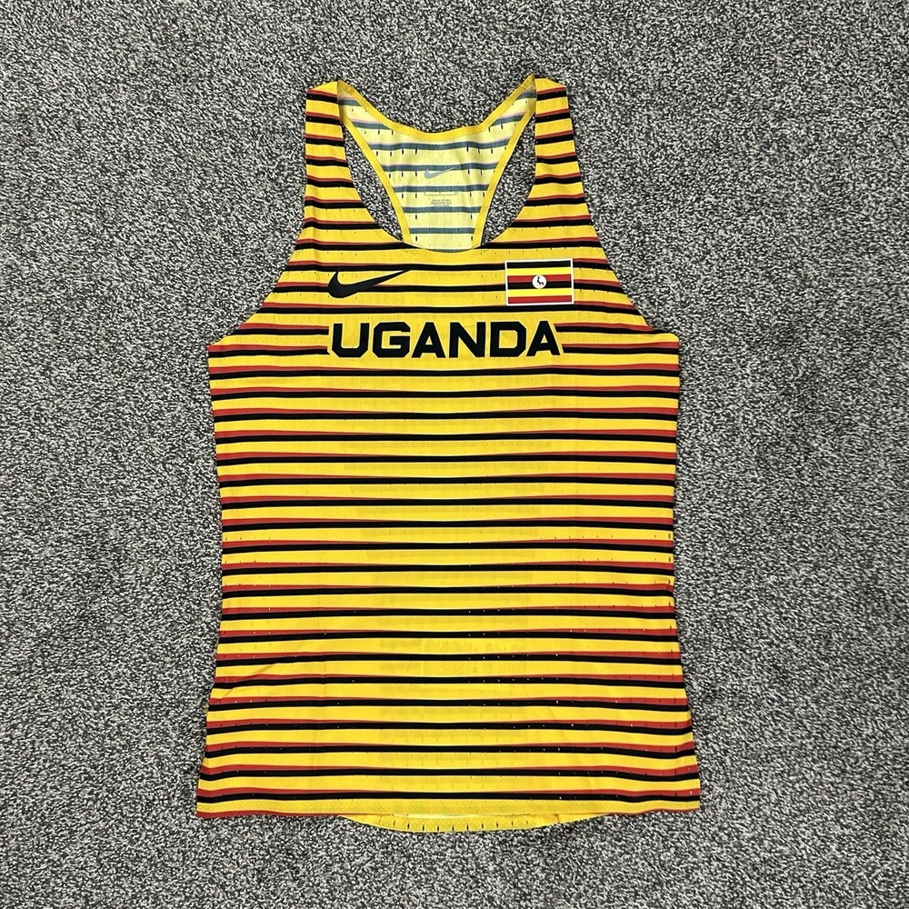 Nike Pro Elite Uganda International Team Singlet Mens Small CI8141-728‎ Tank Top